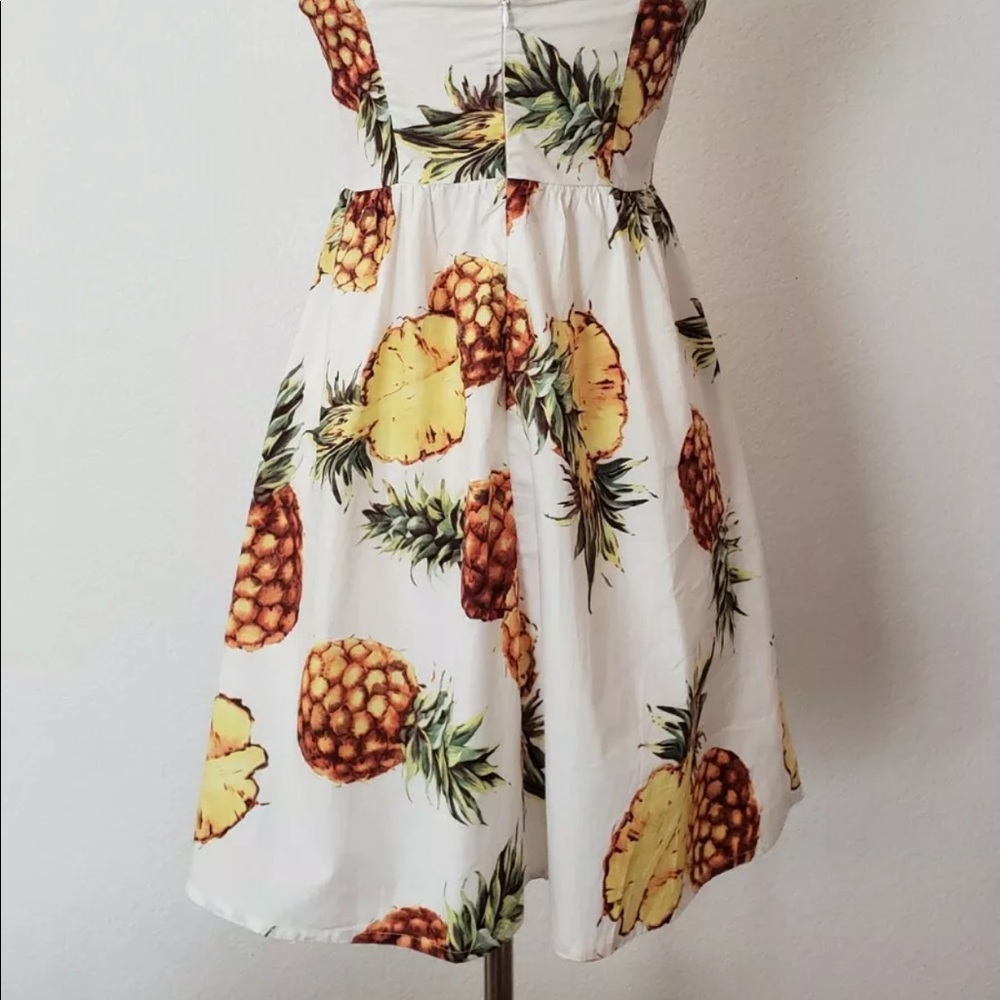 Anthropology size s pineapple tropical dress - Picture 1 of 12